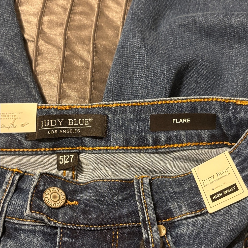 Judy Blue Dark Wash Denim - Picture 3 of 6